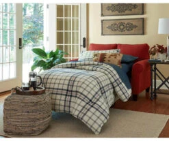 Absalom Natural Chenille Pouf -Franklin Sales Store 810389289 2