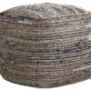 Absalom Natural Chenille Pouf -Franklin Sales Store 810389289 4
