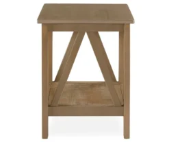 Rockford Rustic Gray End Table -Franklin Sales Store 810389561 2