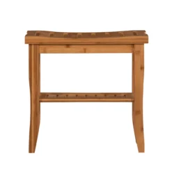 18" Pierce Bamboo Bathroom Stool -Franklin Sales Store 810389685 3