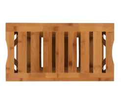 18" Pierce Bamboo Bathroom Stool -Franklin Sales Store 810389685 A4