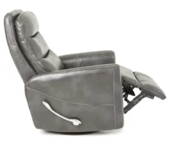 Real Living Bolero Faux Leather Swivel Glider Recliner -Franklin Sales Store 810394206 2
