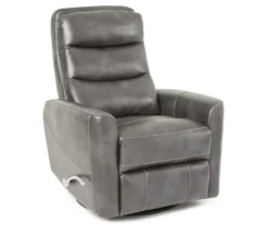 Real Living Bolero Faux Leather Swivel Glider Recliner -Franklin Sales Store 810394206 5