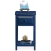 Indigo Blue Cottage Road 1-Drawer End Table -Franklin Sales Store 810406209 3