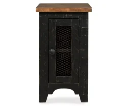 Valebeck Black & Brown Two-Tone Chairside End Table -Franklin Sales Store 810458251 3