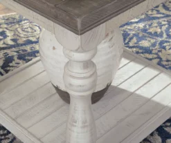 Havalance Gray & White Two-Tone End Table -Franklin Sales Store 810458274 2