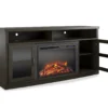 63" Rollins Espresso Electric Fireplace Console -Franklin Sales Store 810464962 3