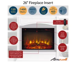 63" Rollins Espresso Electric Fireplace Console -Franklin Sales Store 810464962 4