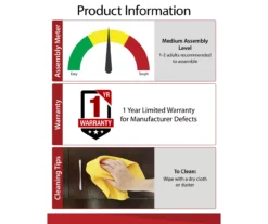 47" Grandcastle Espresso Electric Fireplace Console -Franklin Sales Store 810464966 A0 6