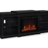 65" Wilton Black Electric Fireplace Console -Franklin Sales Store 810464969 3