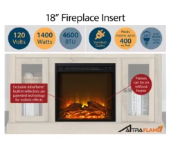 Ameriwood 47" Grandcastle Electric Fireplace Console -Franklin Sales Store 810464997 4