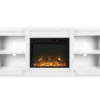 65" Wilton White Electric Fireplace Console -Franklin Sales Store 810464999 3