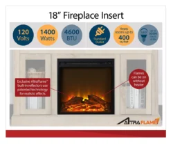 Ameriwood 47" Grandcastle Electric Fireplace Console -Franklin Sales Store 810465005 4