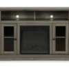 47" Grandcastle Rustic Gray Electric Fireplace Console -Franklin Sales Store 810465006 3