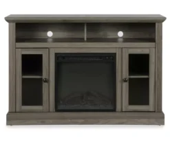 47" Grandcastle Rustic Gray Electric Fireplace Console