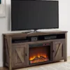 59" Century Lane Rustic Brown Electric Fireplace Console -Franklin Sales Store 810465020 1