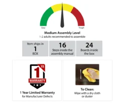 59" Century Lane Rustic Brown Electric Fireplace Console -Franklin Sales Store 810465020 6