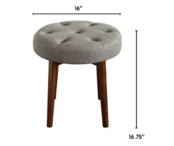 Penelope Tufted Stool -Franklin Sales Store 810513571 3