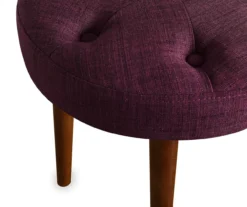 Penelope Eggplant Tufted Stool 10 Penelope Eggplant Tufted Stool -Franklin Sales Store 810513574 4