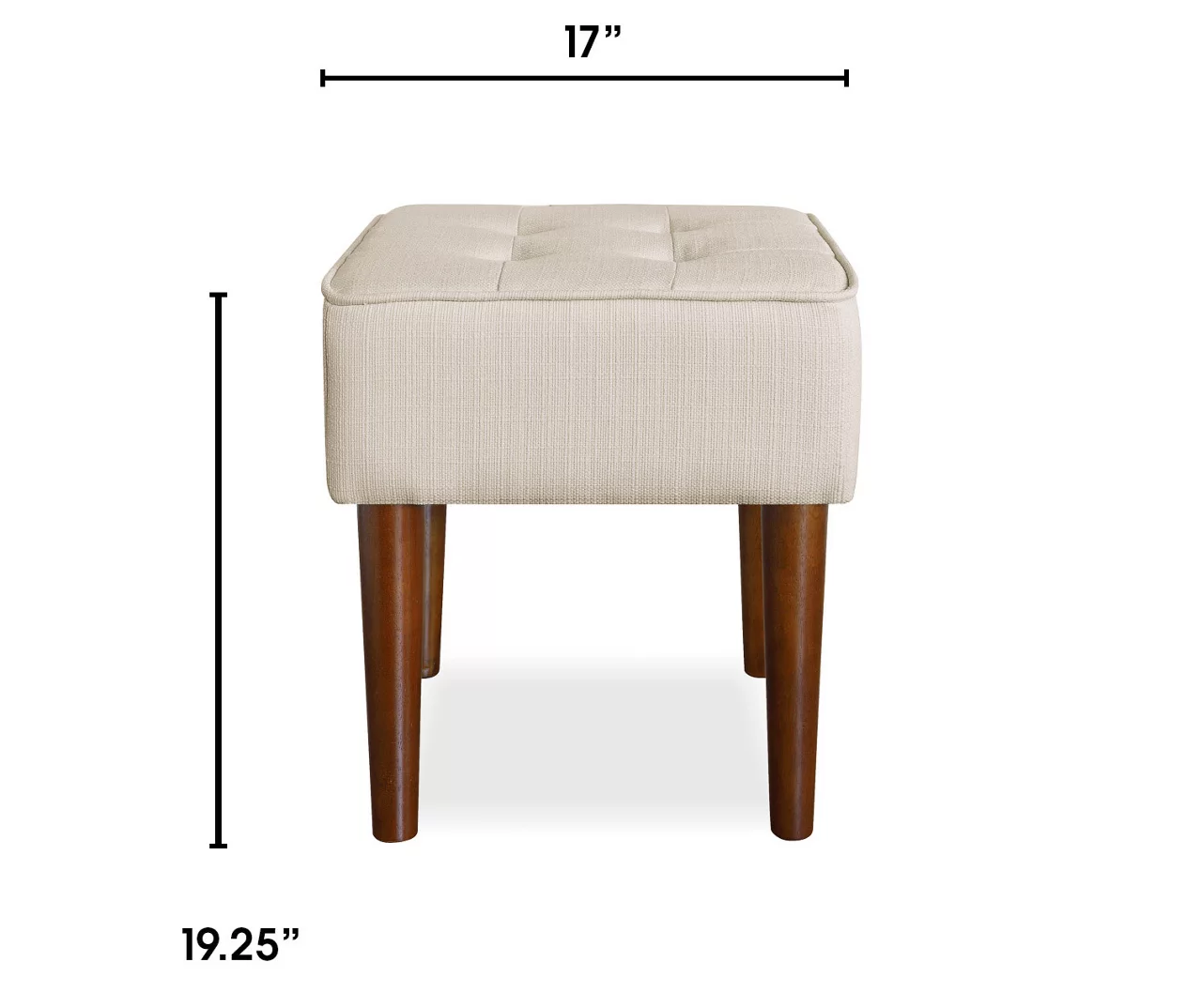 Aria Tufted Stool 9 Aria Tufted Stool - Image 7