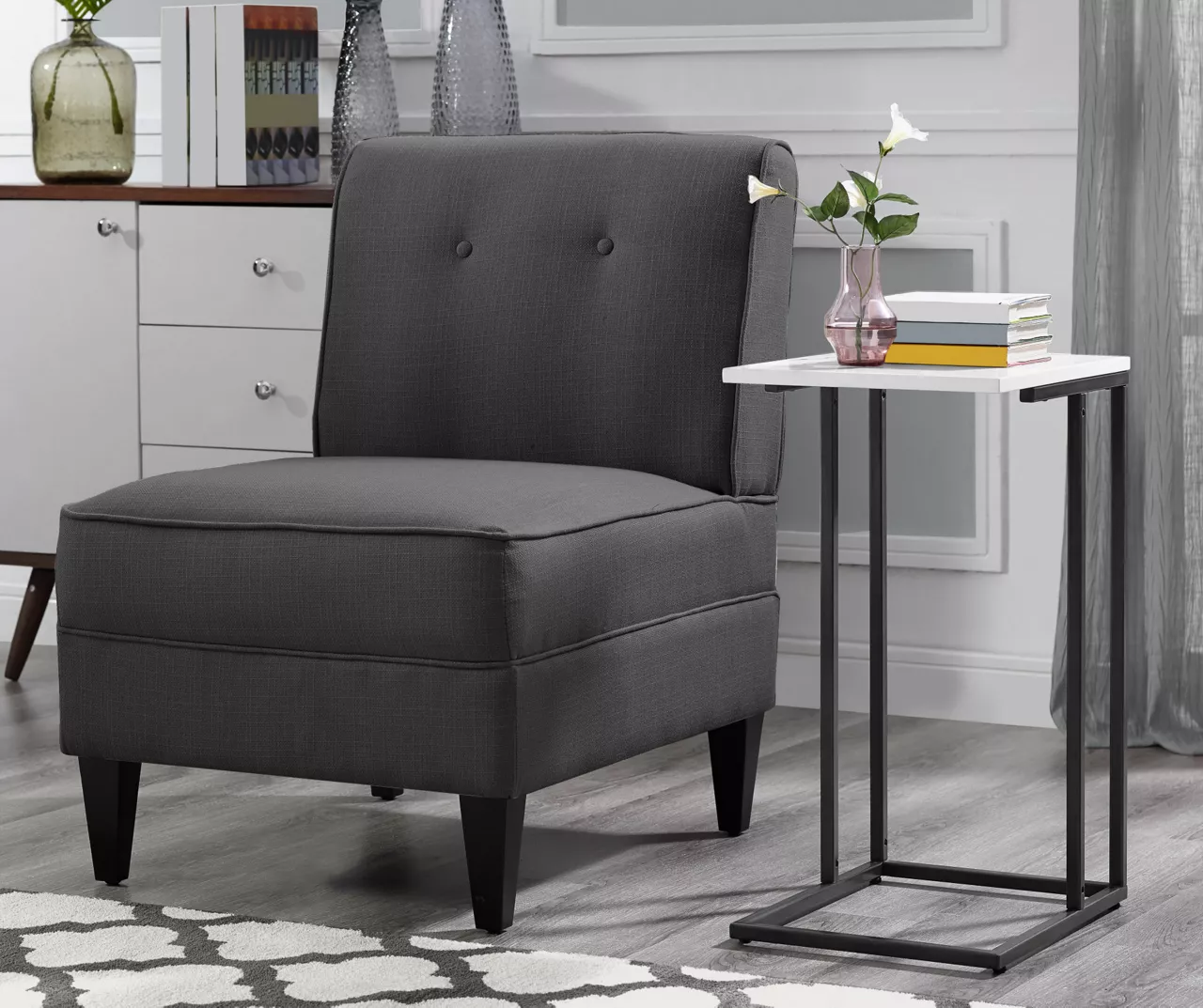 Serta Copenhagen Tufted Slipper Chair 6 Serta Copenhagen Tufted Slipper Chair - Image 4