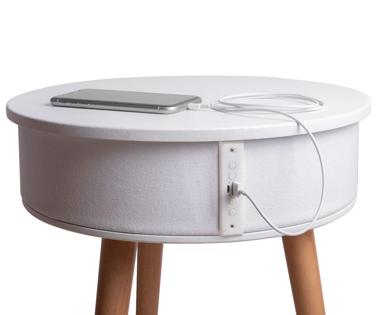 Real Living End Table With Bluetooth Speaker & USB Port 11 Real Living End Table With Bluetooth Speaker & USB Port - Image 9
