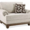 Harleson Wheat Nailhead Trim Chair And A Half -Franklin Sales Store 810519750