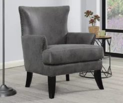 Bossa Dark Gray Accent Chair -Franklin Sales Store 810519951 7