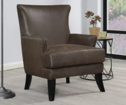 Bossa Brown Accent Chair 12 Bossa Brown Accent Chair -Franklin Sales Store 810519953 7