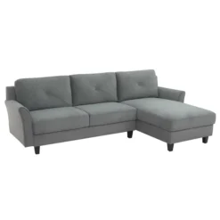 Hayward Gray Curved Arm Sectional -Franklin Sales Store 810524580 11