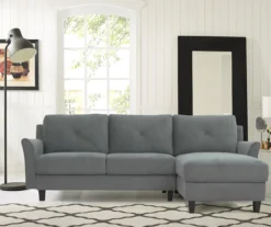 Hayward Gray Curved Arm Sectional -Franklin Sales Store 810524580 8