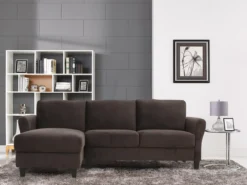 Waverley Coffee Brown Sectional -Franklin Sales Store 810524581 61
