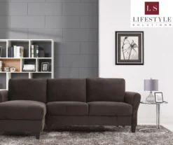 Waverley Coffee Brown Sectional -Franklin Sales Store 810524581 8