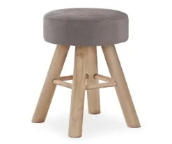 Wooden Leg Upholstered Ottoman -Franklin Sales Store 810533418 2