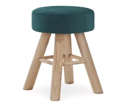 Wooden Leg Upholstered Ottoman -Franklin Sales Store 810533419 2