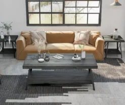 Pomona Gray & Steel Gray 24" Wood Open-Shelf End Table -Franklin Sales Store 810535749 7