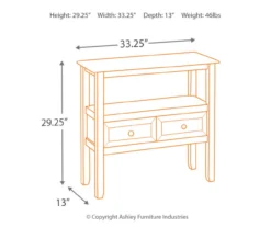 Abbonto 2-Drawer Accent Table -Franklin Sales Store 810542284 3