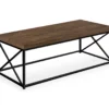 Brown Reclaimed Wood Look Coffee Table -Franklin Sales Store 810542382 2 1