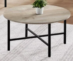 Monarch Round 3-Piece Occasional Table Set -Franklin Sales Store 810542424 3