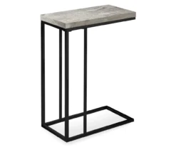 Monarch Reclaimed Wood Look C Side Table -Franklin Sales Store 810542490 2