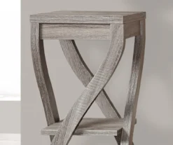 Monarch 3-Tier Twisted Leg Side Table -Franklin Sales Store 810542508 3