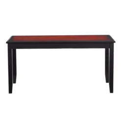 Shirley Black Cherry Transitional Wood Coffee Table -Franklin Sales Store 810543142 4