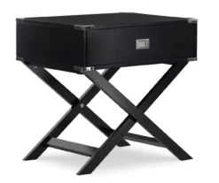 Cami Single Drawer X Base Accent Table