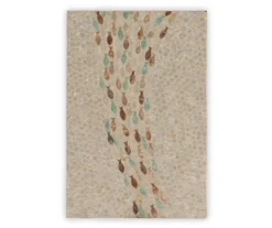 Global Designs Gold Geometric Capiz Mosaic Fish Pattern Accent Table 11 Global Designs Gold Geometric Capiz Mosaic Fish Pattern Accent Table -Franklin Sales Store 810543217 5