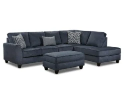 Dancaster Navy Storage Ottoman -Franklin Sales Store 810569828 810569829 810569830 1