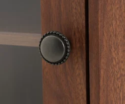 48" Brown Corner Electric Fireplace Console -Franklin Sales Store 810570725 2