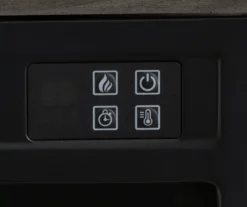 54" Gray Electric Fireplace Console -Franklin Sales Store 810570726 3