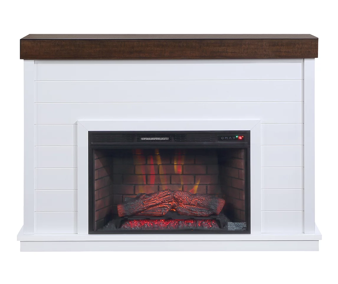 62" Grand Shiplap & Beam Electric Fireplace 3 62" Grand Shiplap & Beam Electric Fireplace