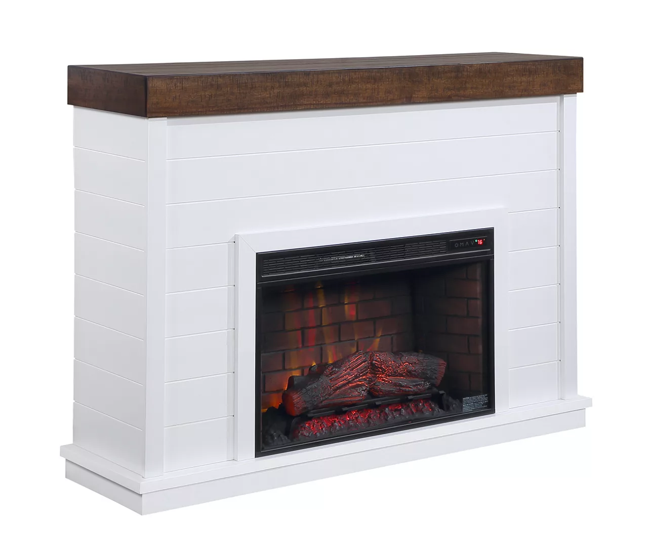 62" Grand Shiplap & Beam Electric Fireplace 4 62" Grand Shiplap & Beam Electric Fireplace - Image 2