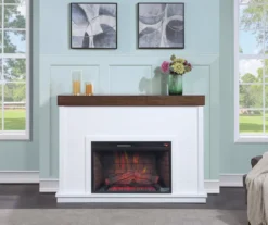 62" Grand Shiplap & Beam Electric Fireplace 8 62" Grand Shiplap & Beam Electric Fireplace -Franklin Sales Store 810570729 3